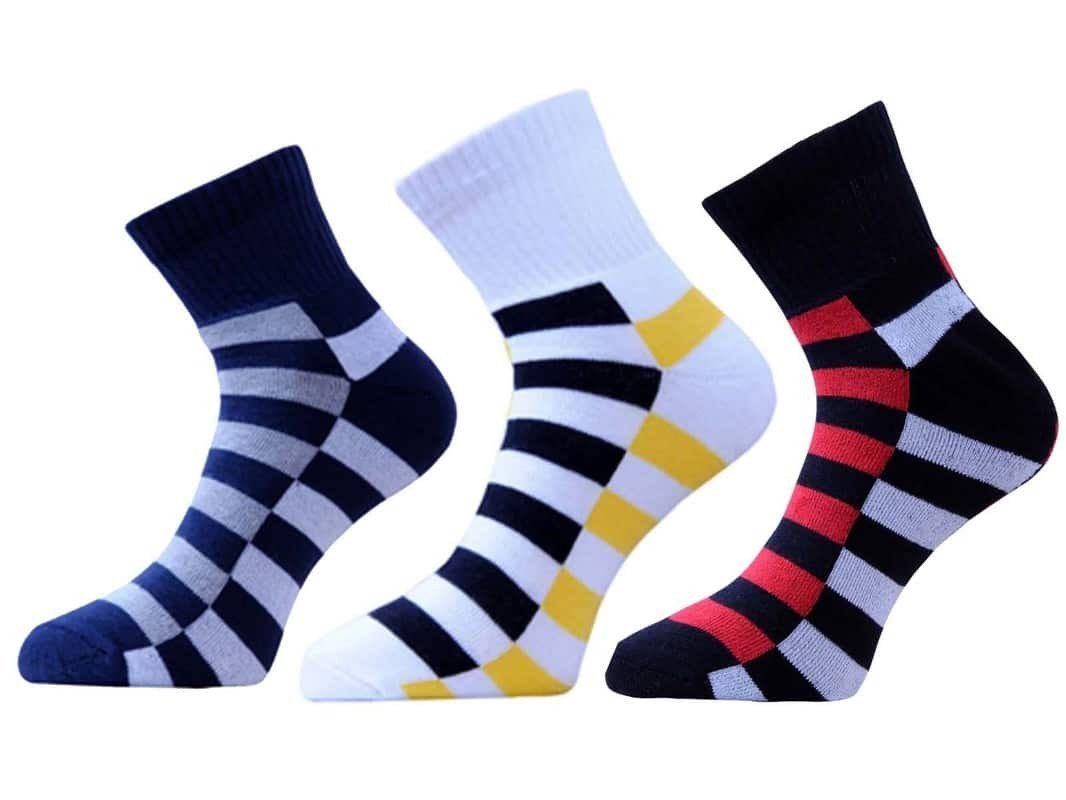 498 VaCalvers Men's Ankle Length Socks Combo (Multicolor)